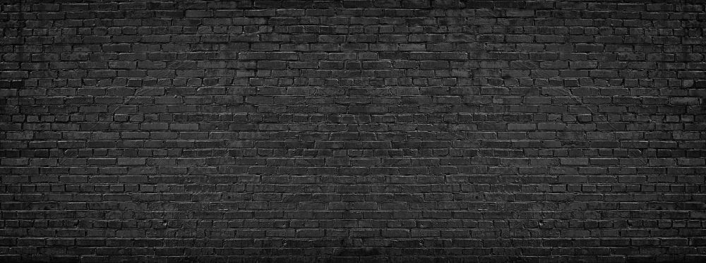 Zwart Industrieel Baksteen Behang