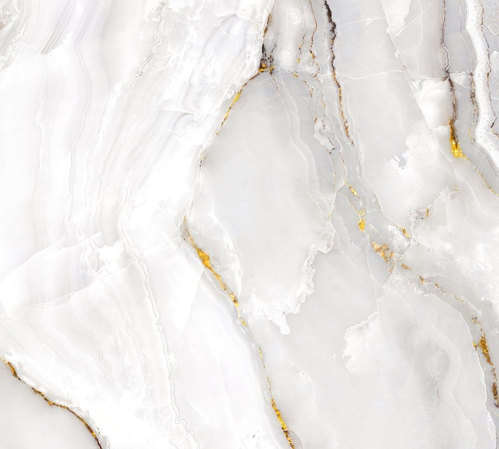 Warm wit marmer behang