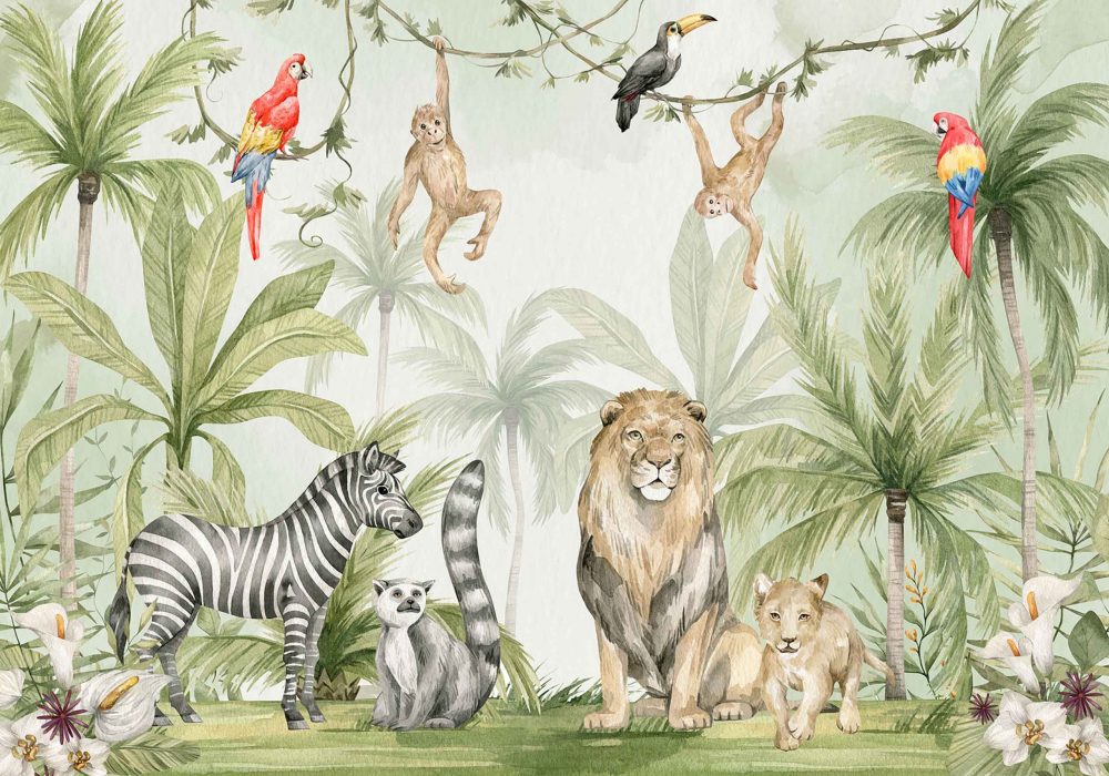 Jungle Avontuur Kinderbehang
