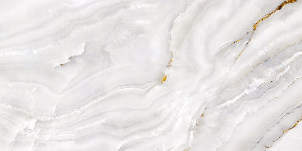 Gepolijst grijs marmer behang.