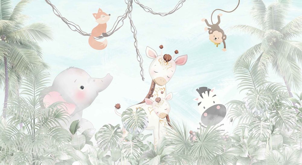 Jungle Avontuur Kinderbehang