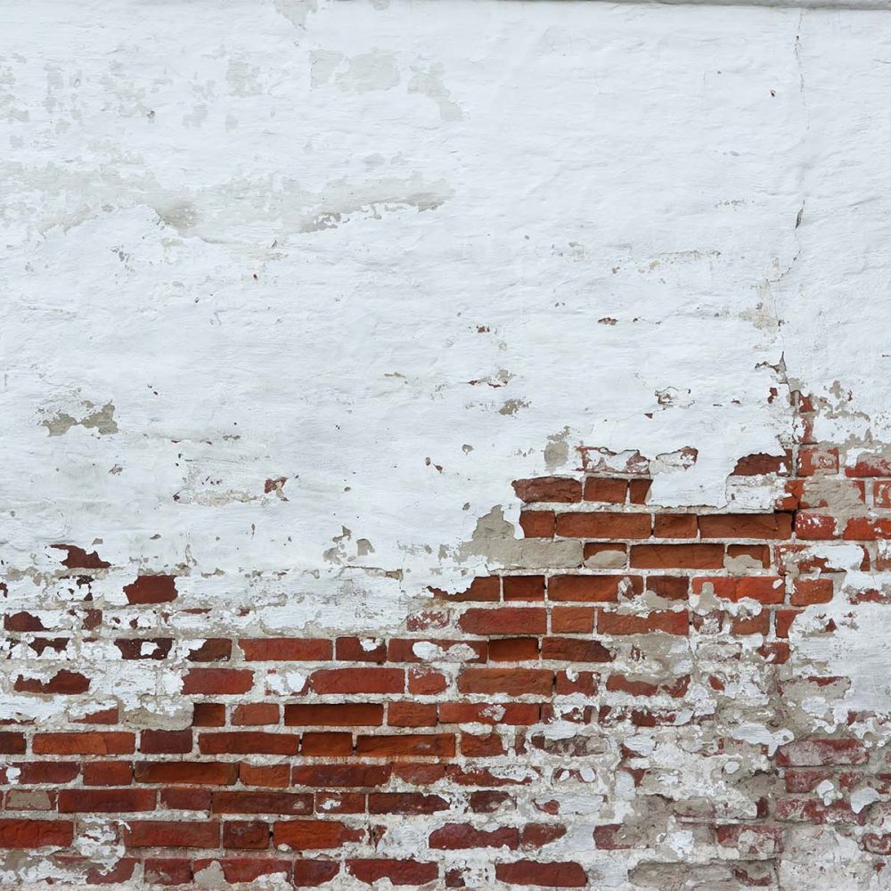 Industrieel Wit-Rood Bakstenen Behang