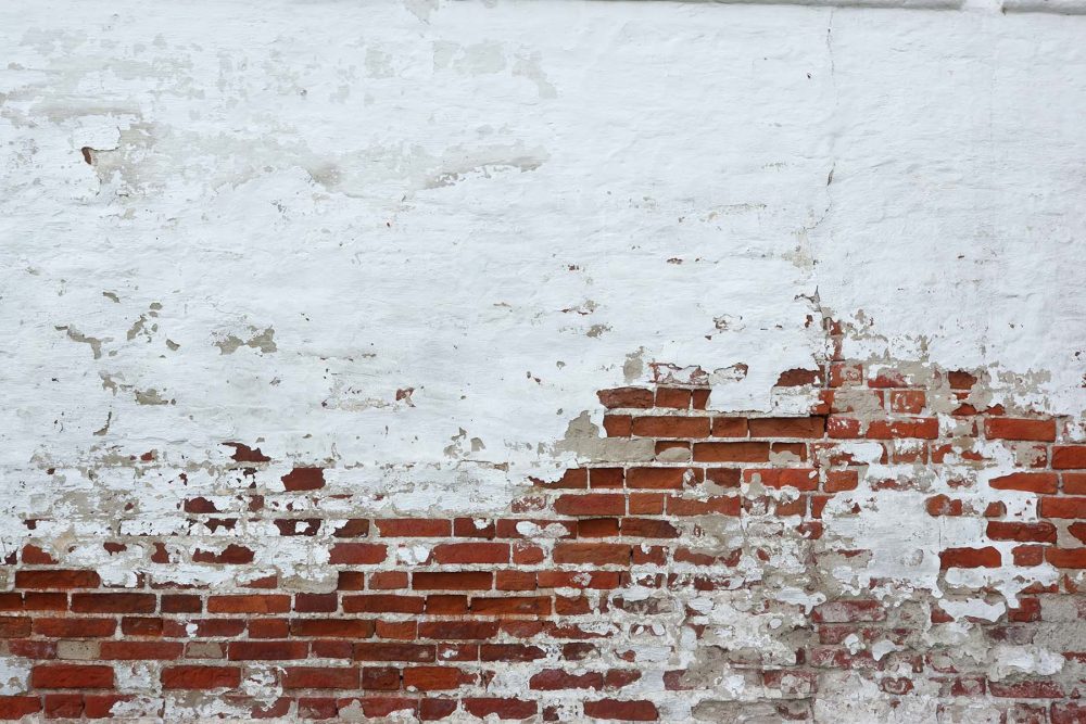 Industrieel Wit-Rood Bakstenen Behang