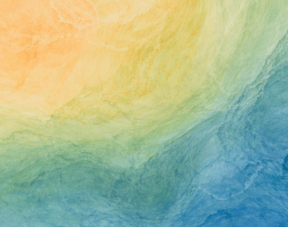 Waterverf Behang Levendige Kleuren