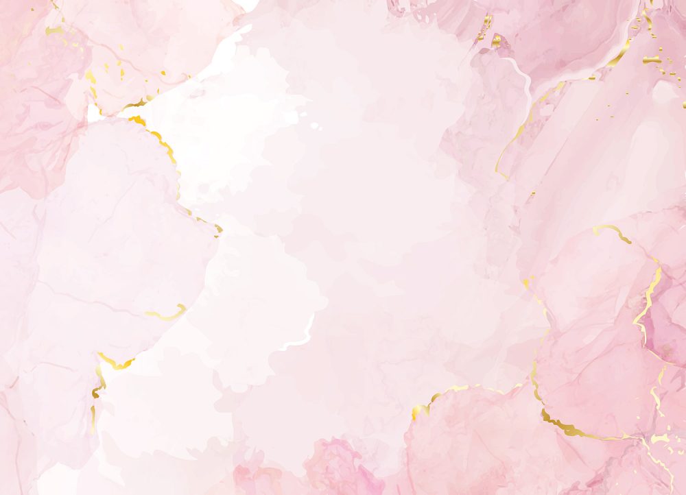 Betoverend Roze Waterverf Behang