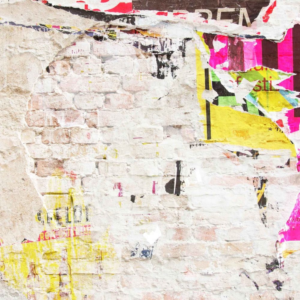 Levendige Graffiti Behang Multicolor