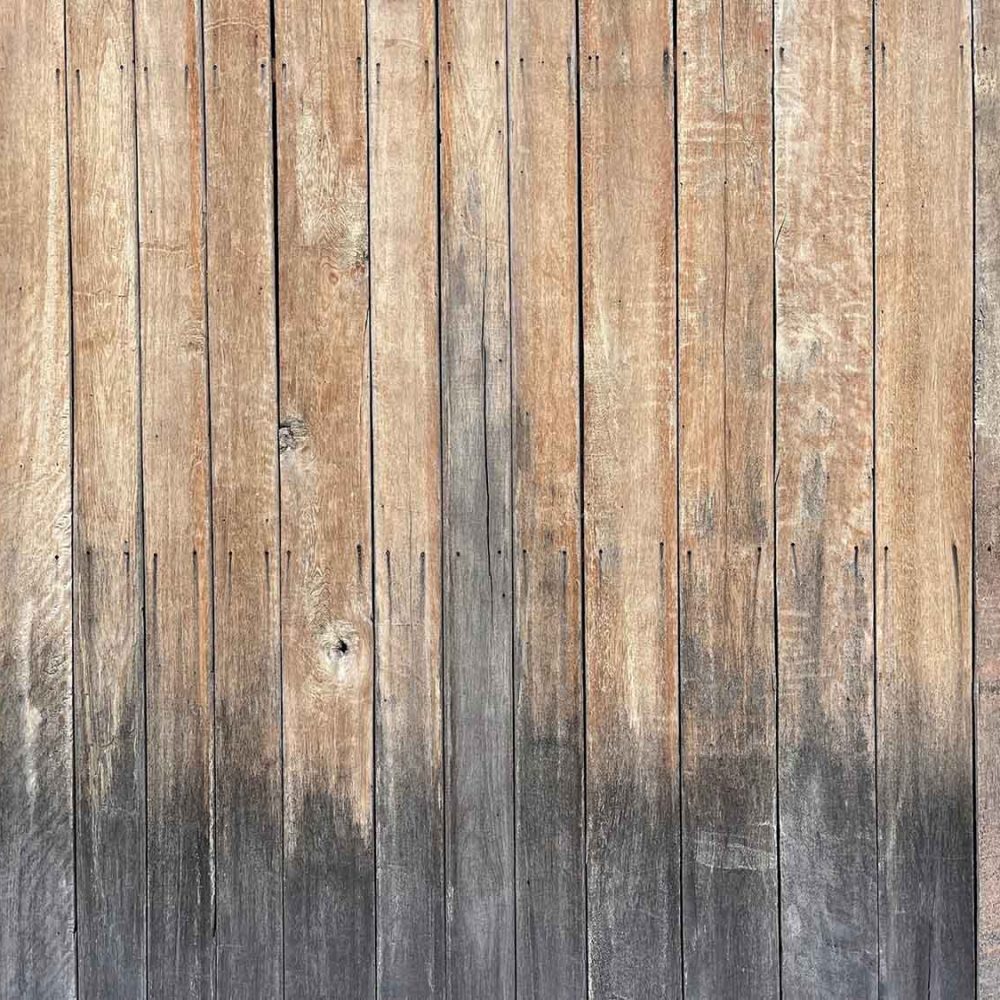 Rustiek aardse hout behang