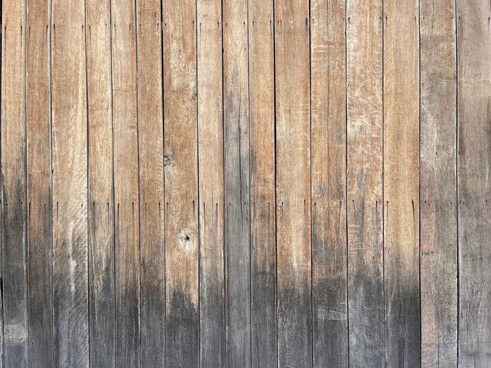 Rustiek aardse hout behang