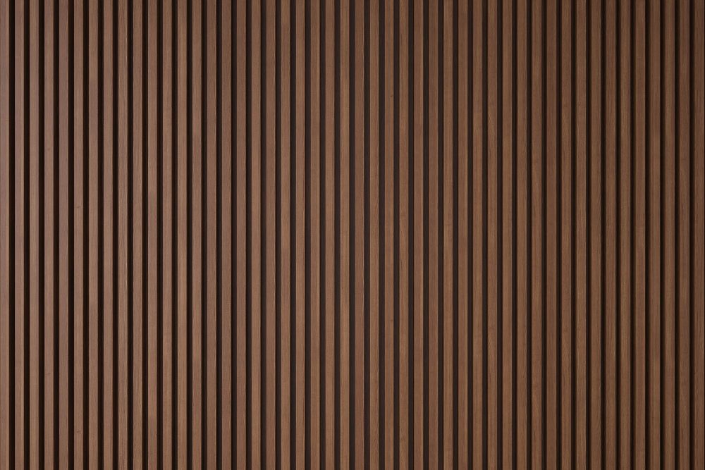 Donkerbruin hout behang