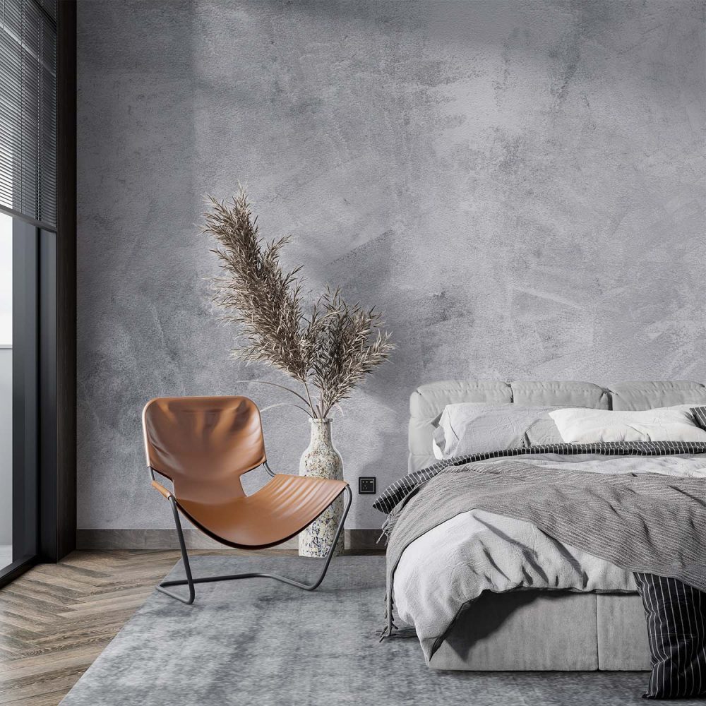 Alternative view of Lichtgrijs Beton Industrieel Behang