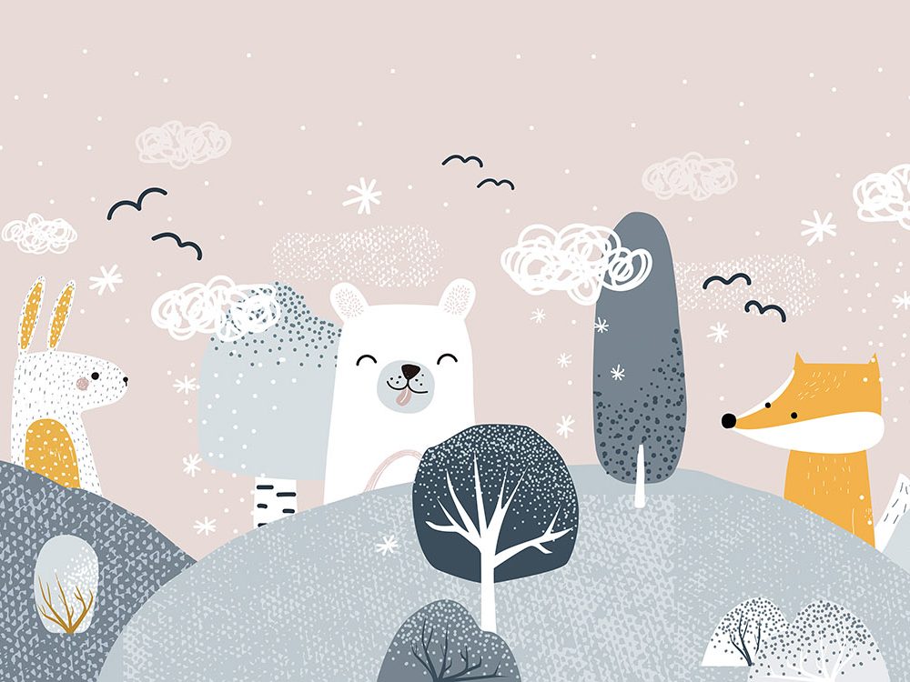 Magisch Dierenrijk Kinderbehang