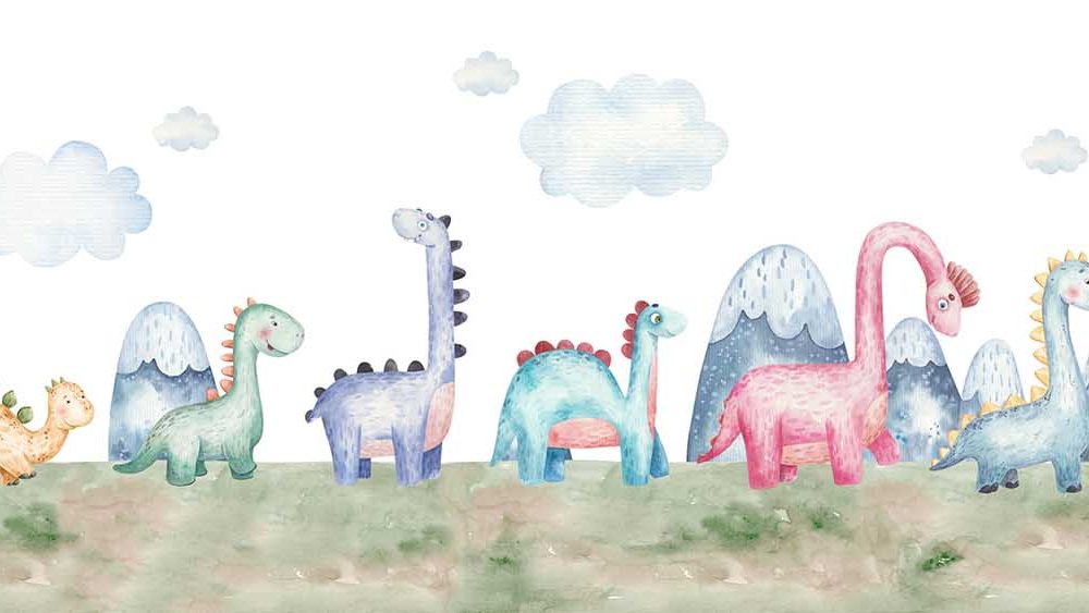 Magisch Dino Kinderbehang