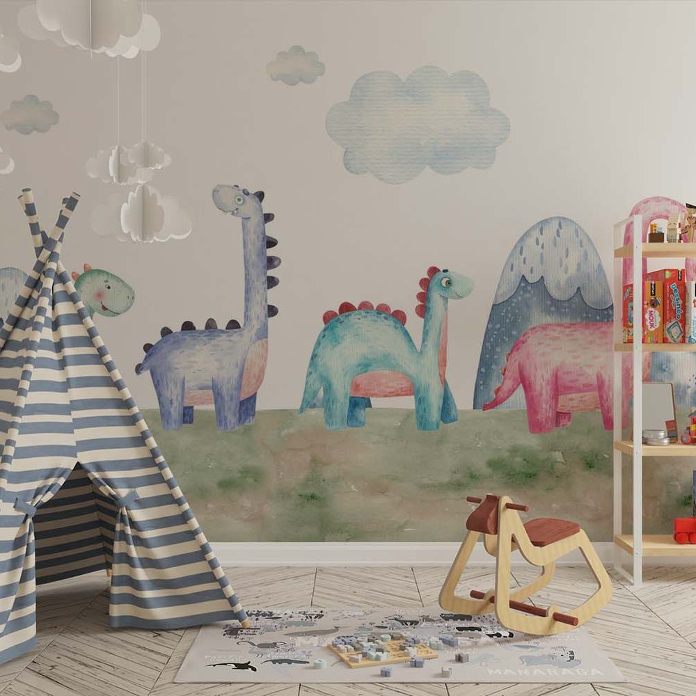 Alternative view of Magisch Dino Kinderbehang