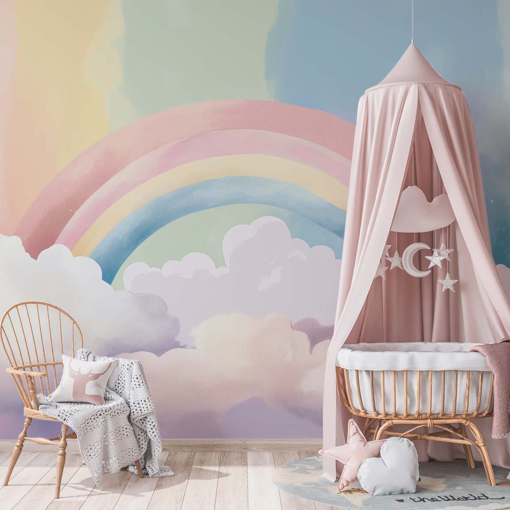 Alternative view of Regenboog Droom Kinderbehang