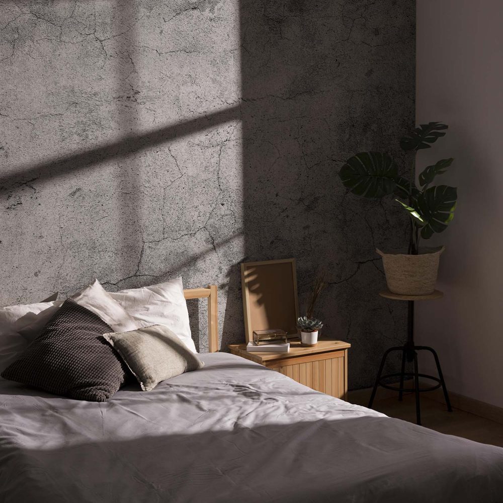 Alternative view of Industrieel Behang 'Grey Concrete'