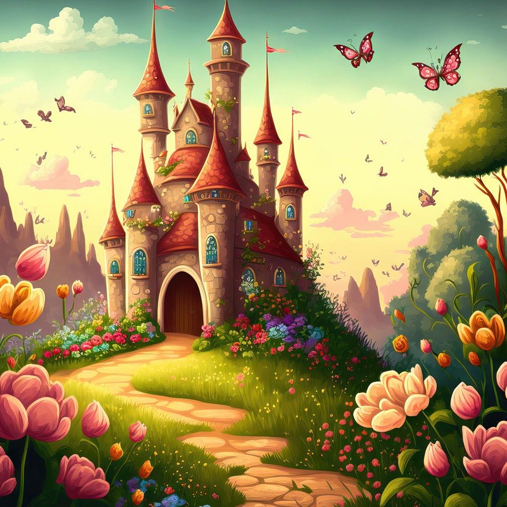 Betoverend Princess Kinderkamer Behang