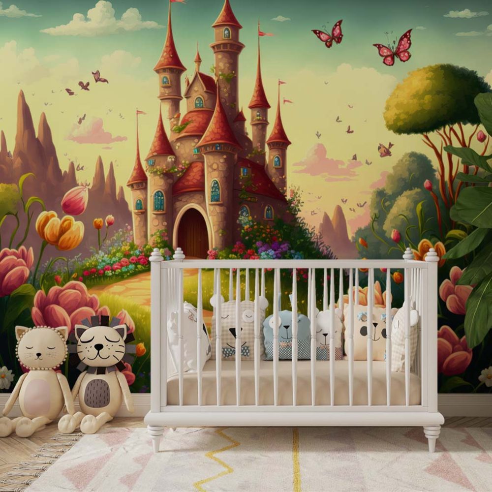 Alternative view of Betoverend Princess Kinderkamer Behang