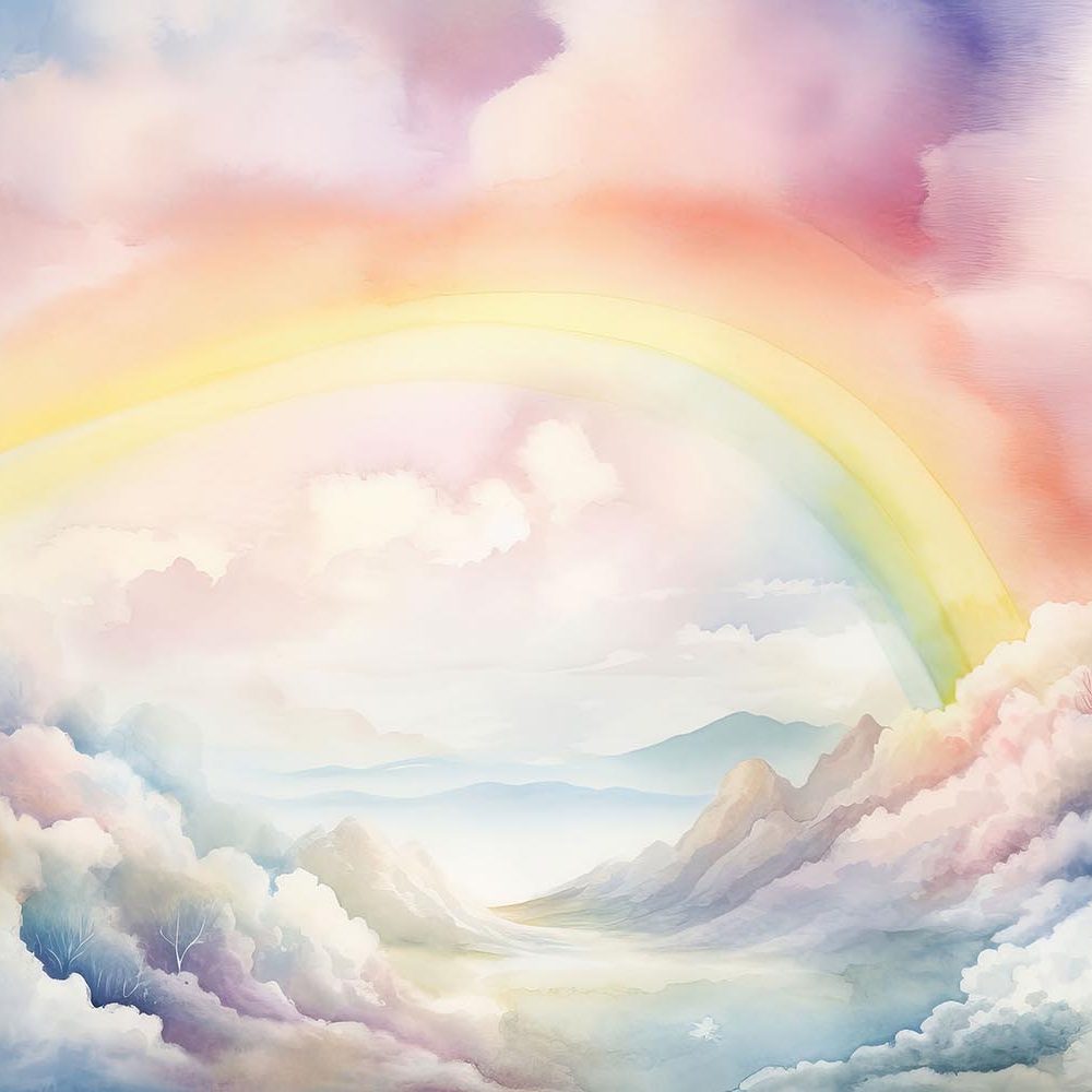 Magisch Regenboog Kinderbehang