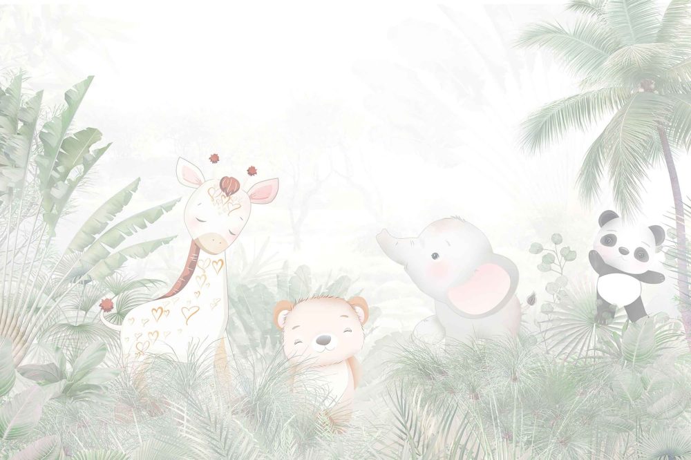 Jungle Avontuur Kinderkamer Behang