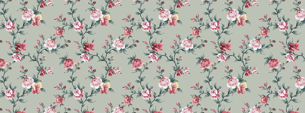 Sprankelend Bloemen Behang