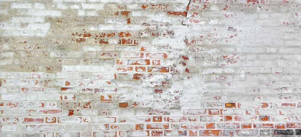 Industrieel Rood-Wit Baksteen Behang