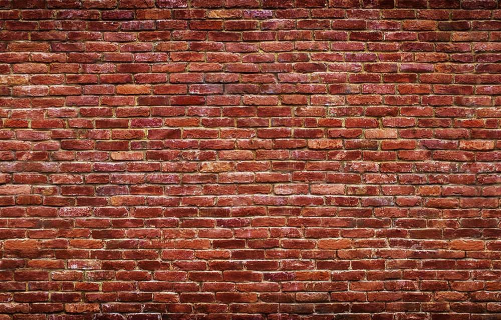 Industrieel Behang Red Brick Wall