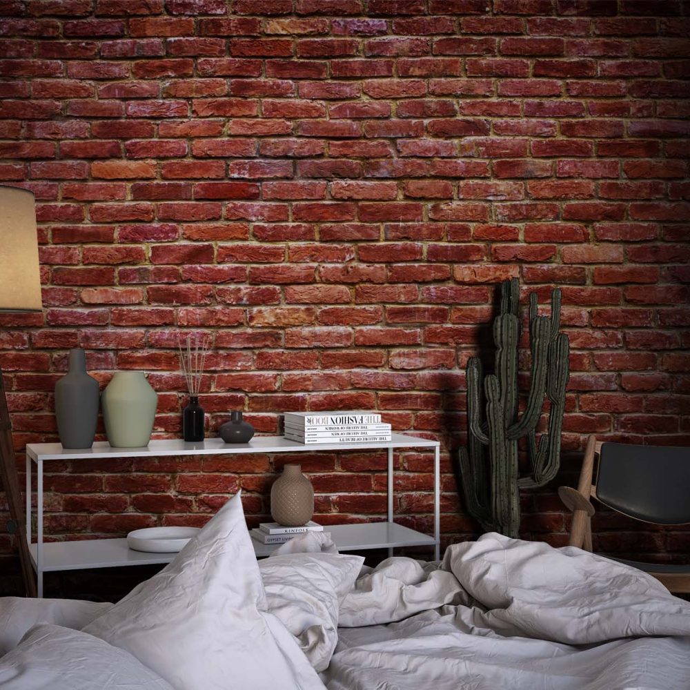 Alternative view of Industrieel Behang Red Brick Wall
