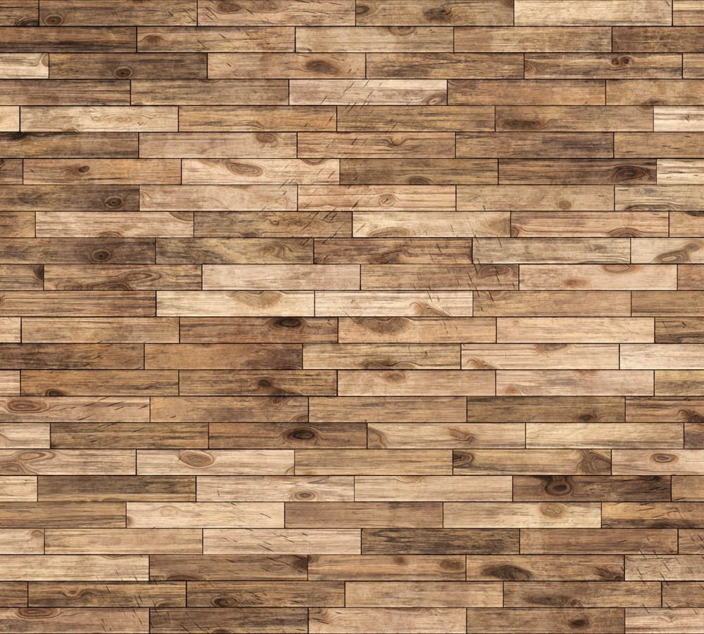 Natuurlijk hout behang - Warm