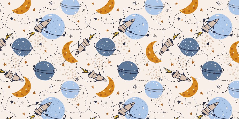 Betoverend Universum Kinderbehang