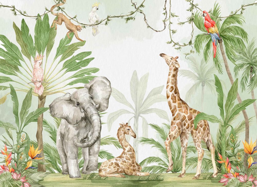 Jungle Avontuur Kinderbehang