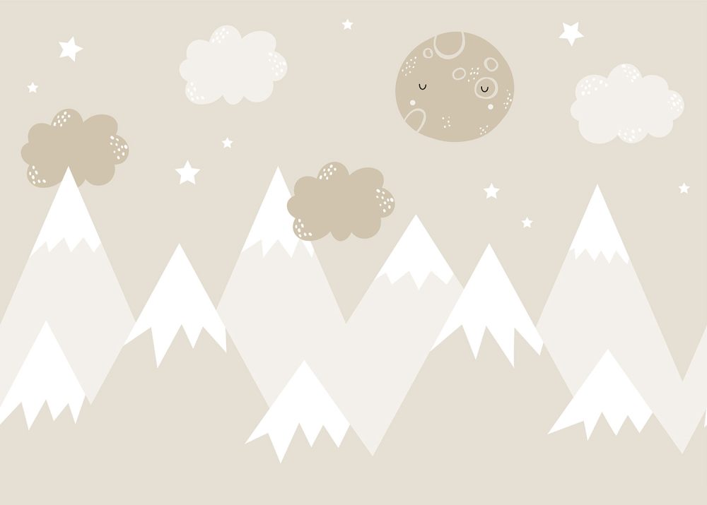 Dromerig Sterrenhemel Kinderbehang