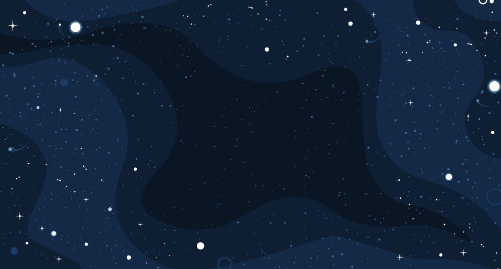 Dromerig Sterrenlicht Ruimte Behang