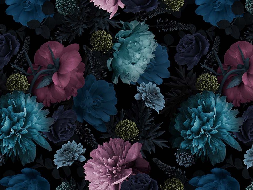 Donkere Bloemen Pracht