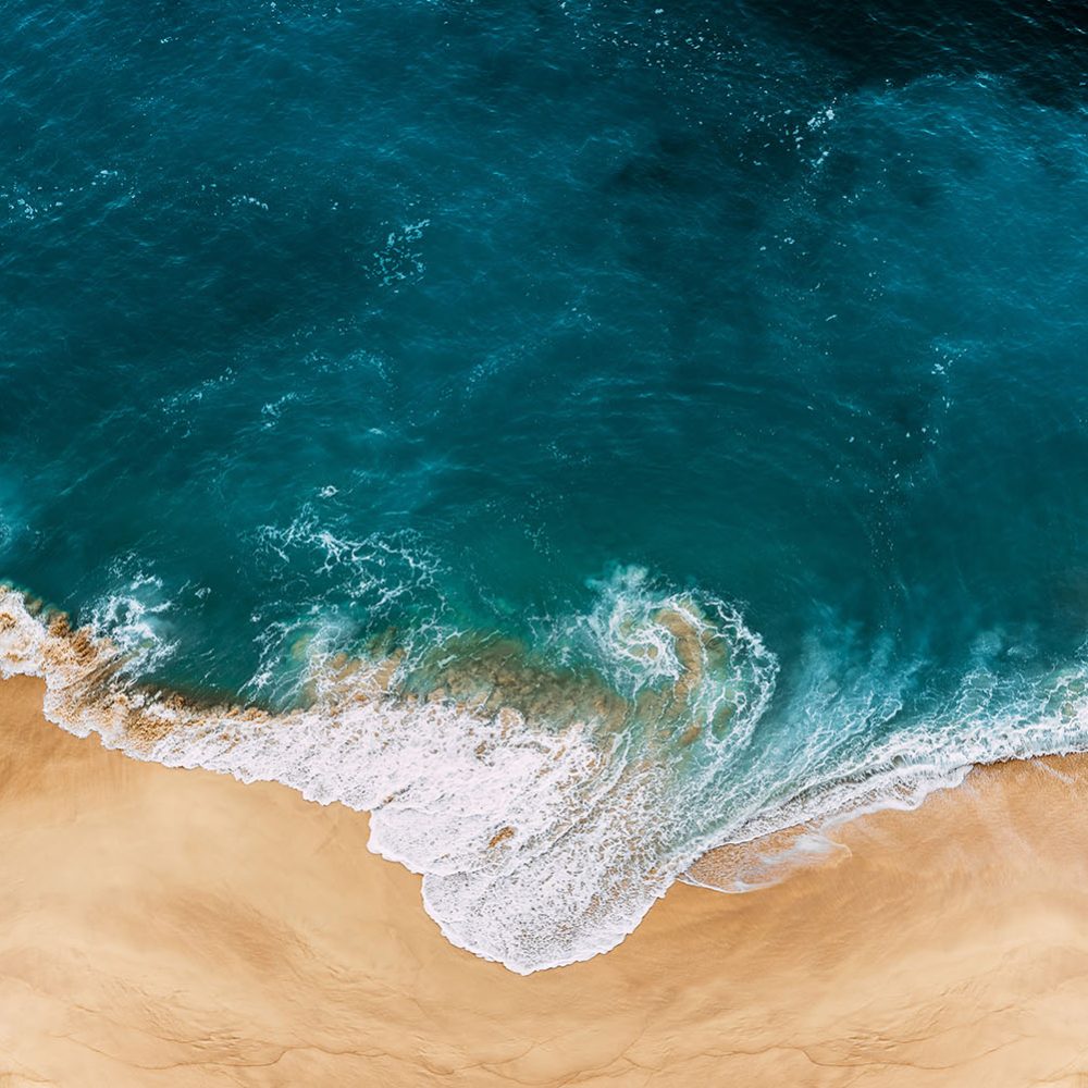 Blauw Strandparadijs Natuur Behang