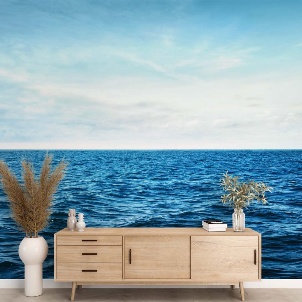 Alternative view of Azuurblauwe Oceaan Natuur Behang
