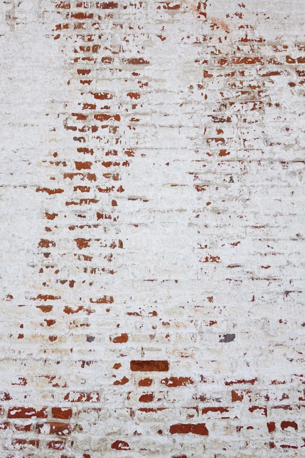 Industrieel Wit-Rood Bakstenen Behang