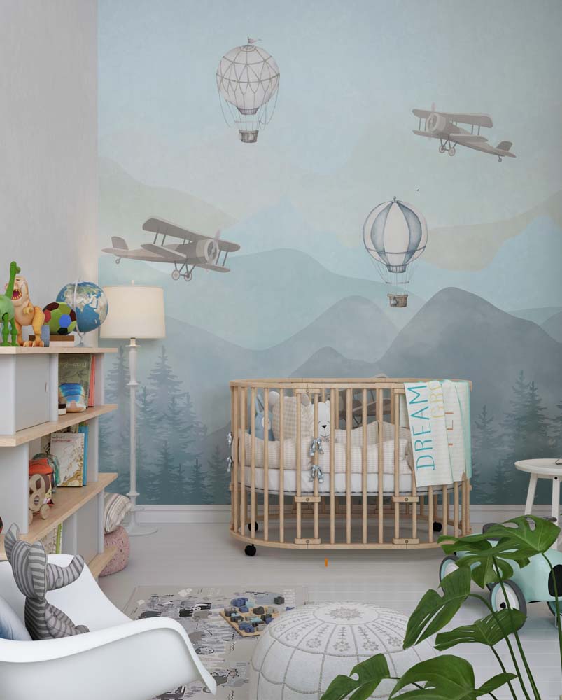 Alternative view of Betoverend Landschap Kinderbehang