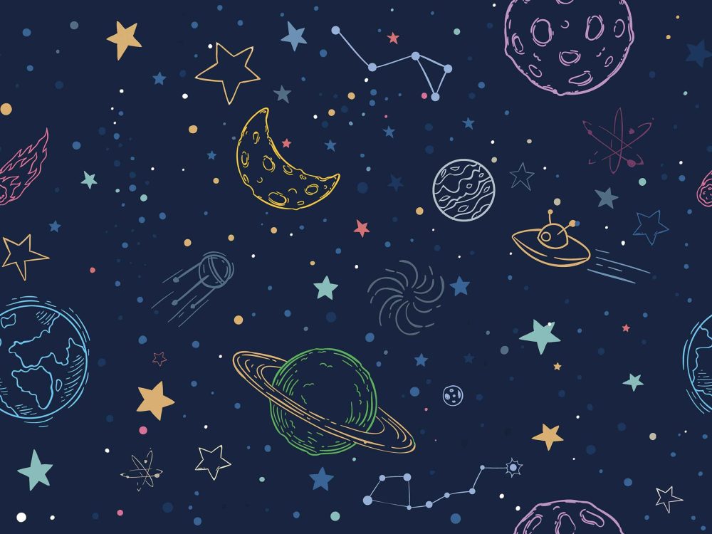 Ruimte Avontuur Kinderbehang