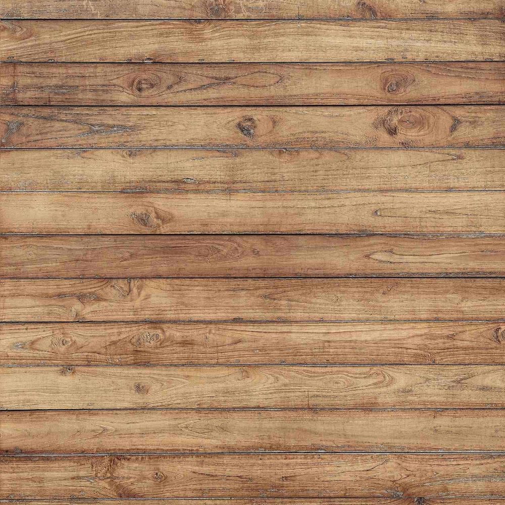 Houten Schutting Behang