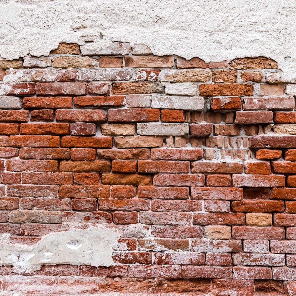 Industrieel Behang Red Brick Wall