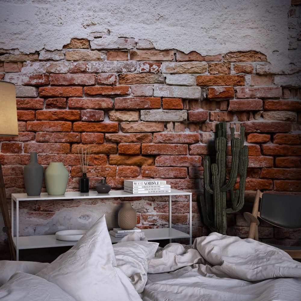 Alternative view of Industrieel Behang Red Brick Wall