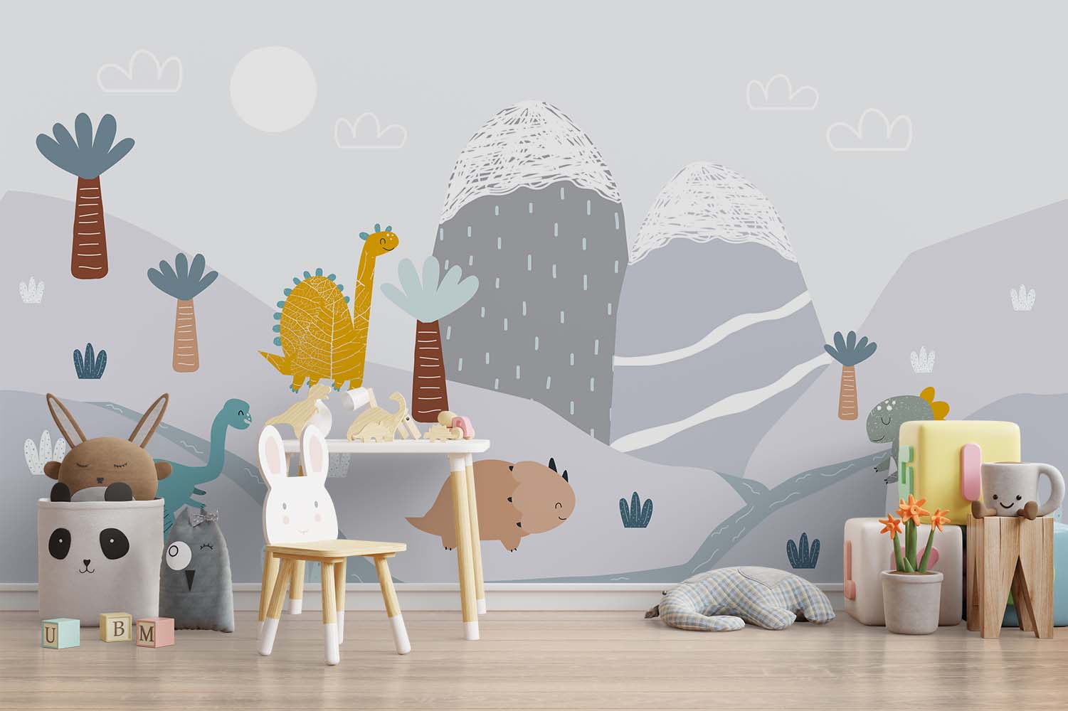 Dinosaurus Avontuur Kinderkamer Behang - Afbeelding 4