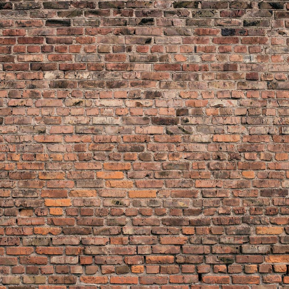 Industrieel Behang Red Brick Wall