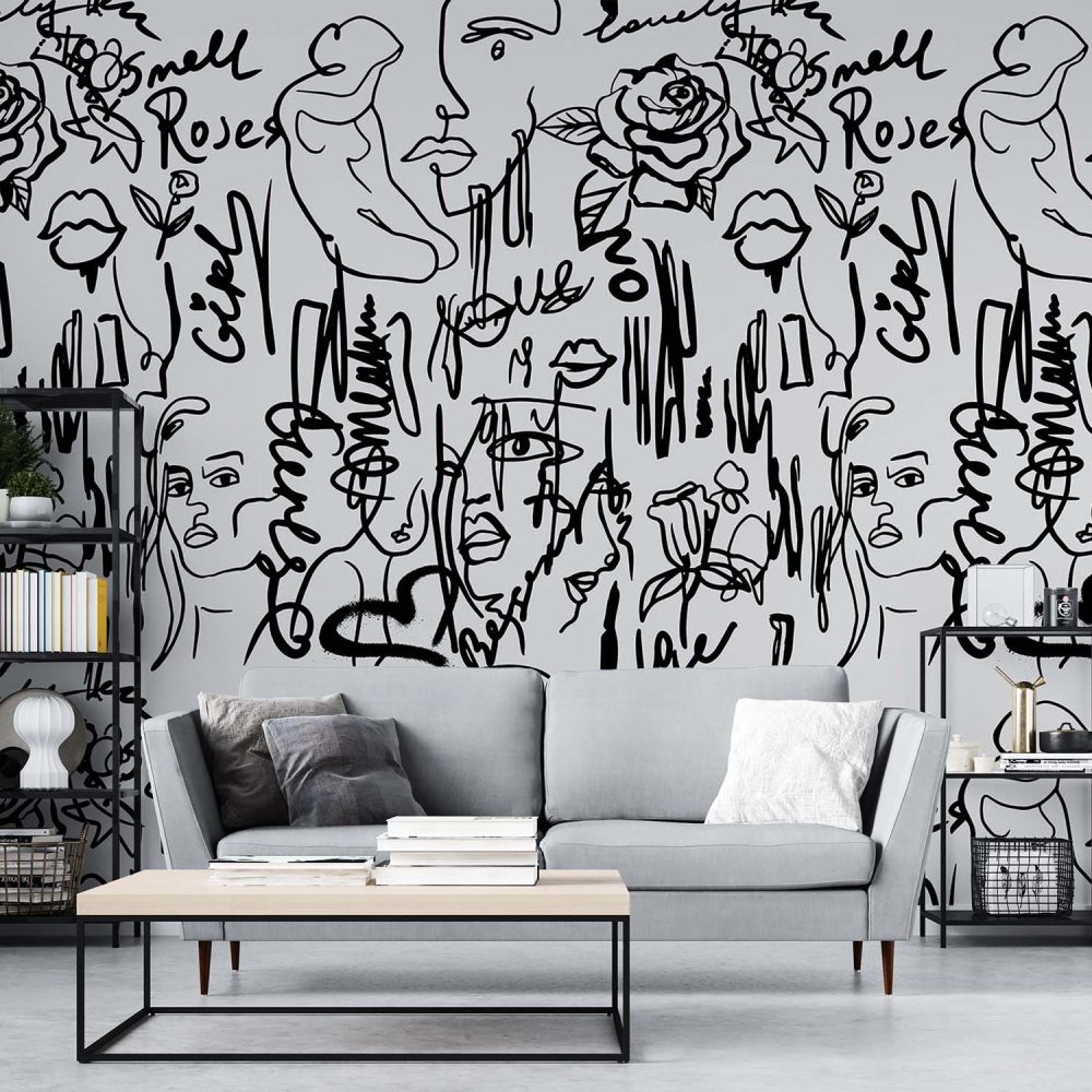 Alternative view of Abstract behang