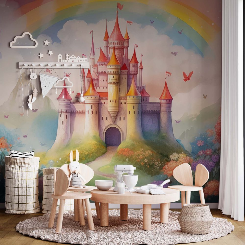 Alternative view of Princess Kasteel Bloemen Behang