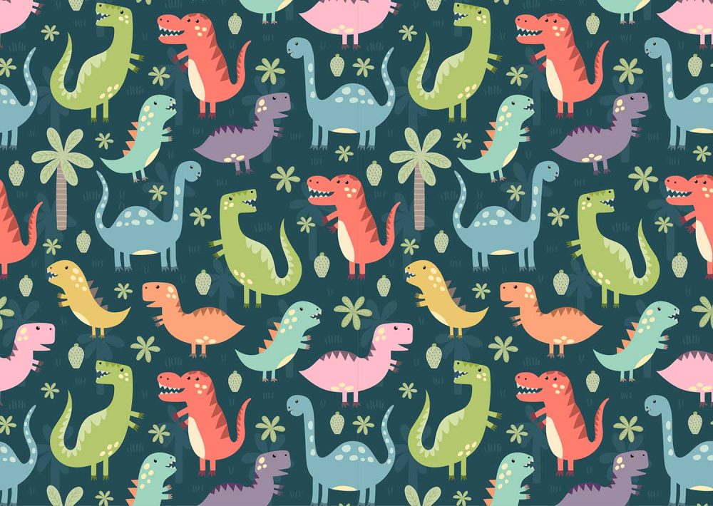 Dino Avontuur Kinderbehang