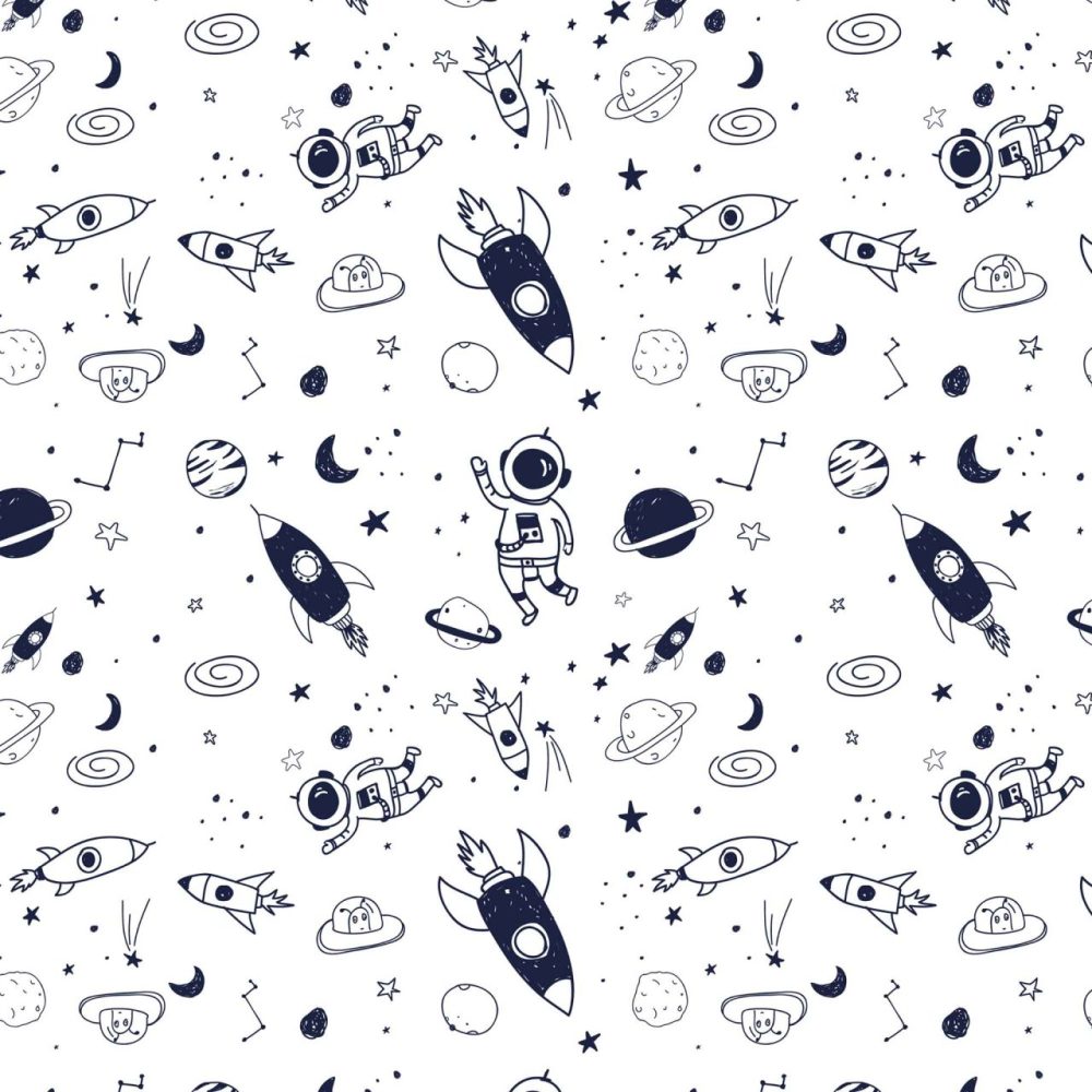 Avontuurlijk Ruimte Kinderbehang