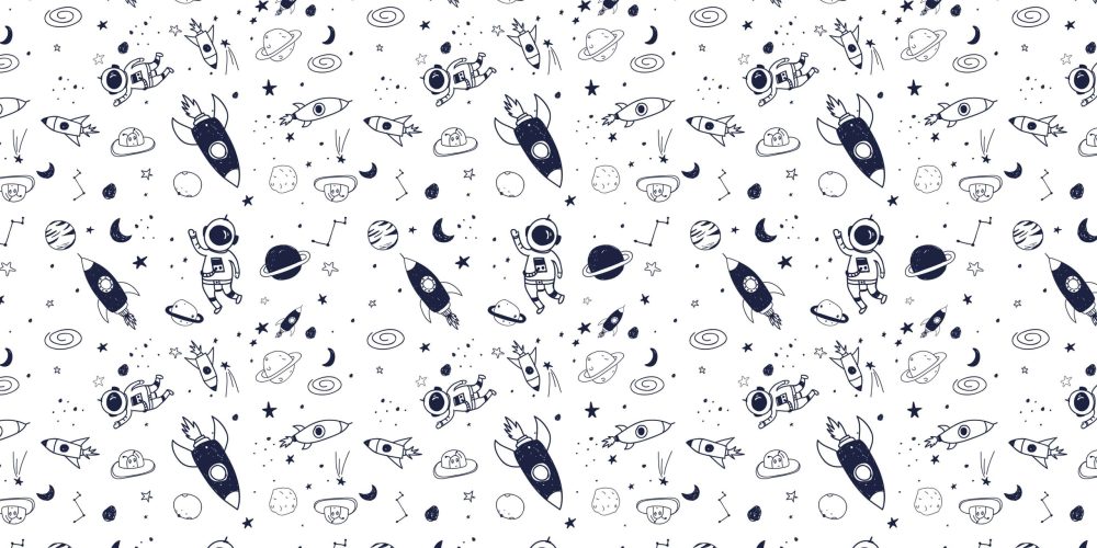 Avontuurlijk Ruimte Kinderbehang