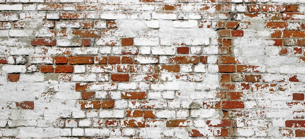 Rood Industrieel Baksteen Behang