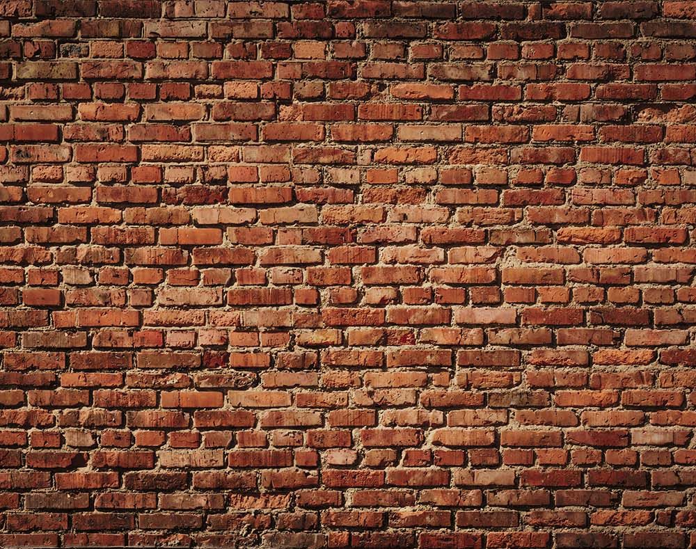 Industrieel Behang Red Brick Wall